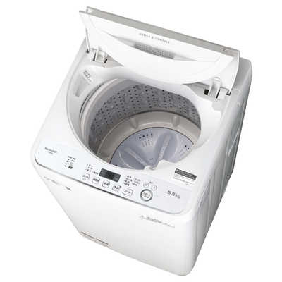 シャープ SHARP 全自動洗濯機 洗濯5.5kg 送風乾燥付き 高濃度洗浄 ES 