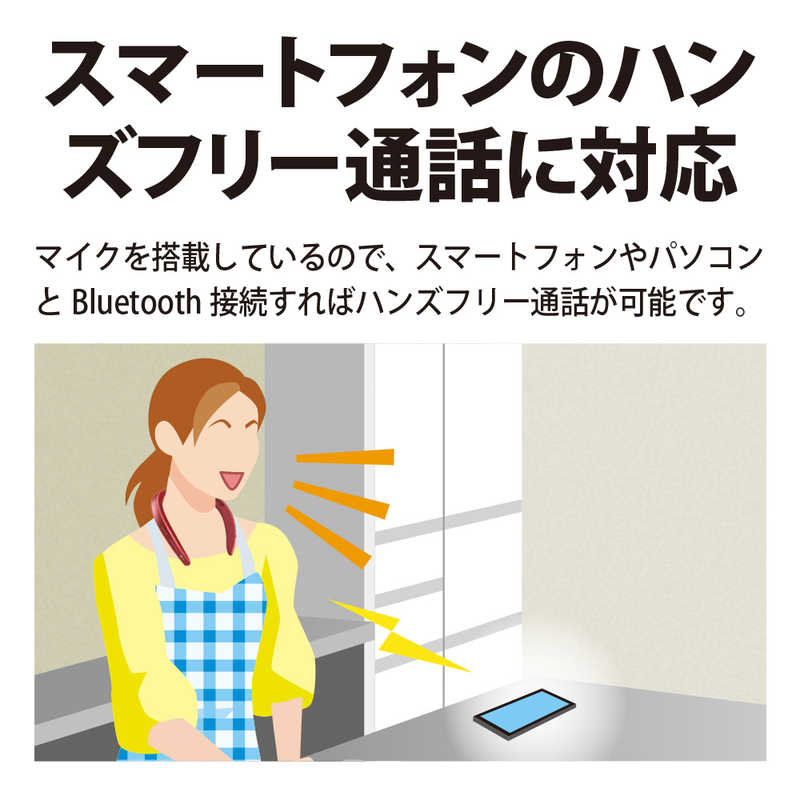 AN-SS2-B シャープ Bluetooth搭載 ウェアラブルネックスピーカーAQUOS ...