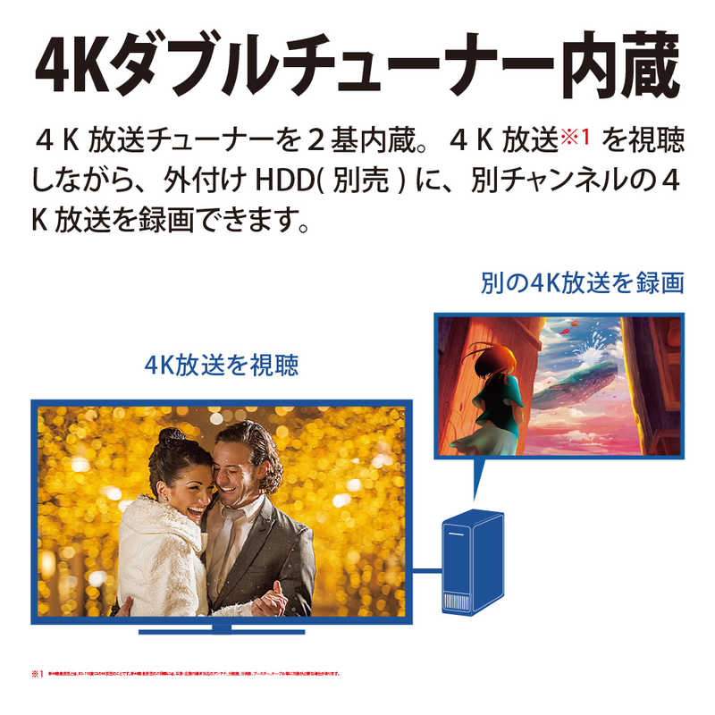 シャープ　SHARP シャープ　SHARP 55V型 4K対応有機ELテレビ [4Kチューナー内蔵/YouTube対応] 4T-C55CQ1 4T-C55CQ1