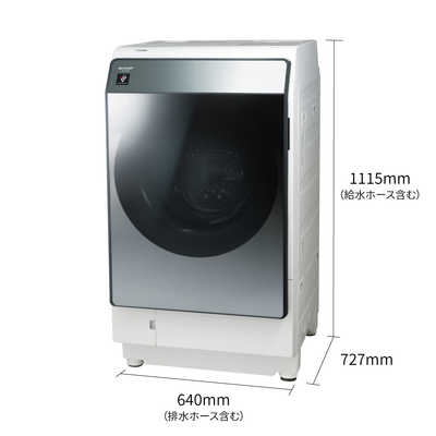 【送料無料】シャープ ドラム式洗濯乾燥機 左開き ES-P110-SL シャープ ES-P110-SL 価格比較 - 価格.com