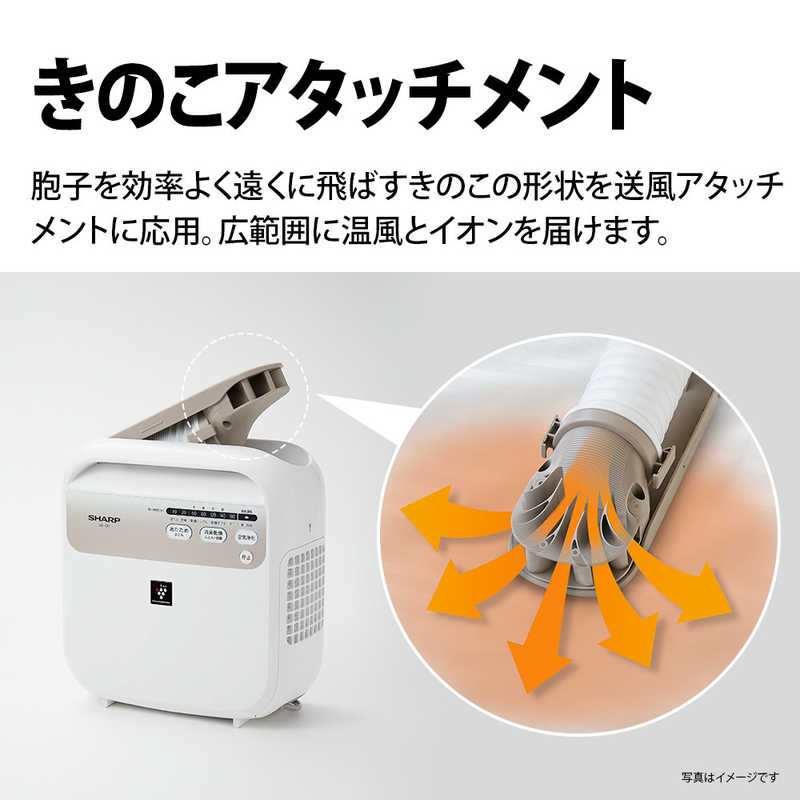 シャープ　SHARP シャープ　SHARP ふとん乾燥機 プラズマクラスター [マット無タイプ / ダニ対策モード搭載] UD-DF1-W UD-DF1-W