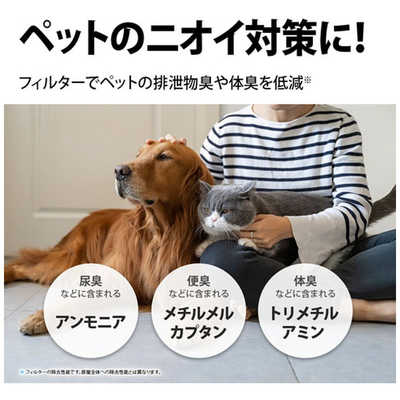シャープ SHARP 空気清浄機 空気清浄:6畳まで PM2.5対応 ホワイト系 FU