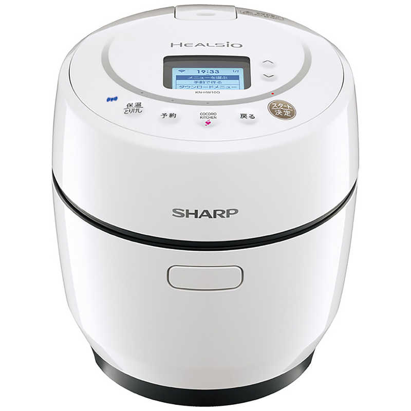 シャープ　SHARP シャープ　SHARP 水なし自動調理鍋 HEALSIO ヘルシオホットクック  KN-HW10G-W [ホワイト系] KN-HW10G-W [ホワイト系]