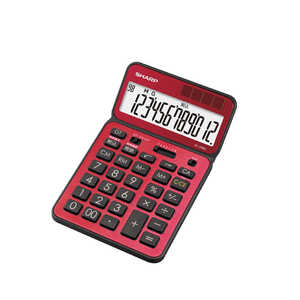 シャープ SHARP 電卓 抗菌仕様ナイスサイズタイプ 12桁 カラー・デザイン電卓 EL-VN83RX レッド系スタイリッシュレッド シャープ SHARP 電卓 抗菌仕様ナイスサイズタイプ 12桁 カラー・デザイン電卓 EL-VN83RX レッド系スタイリッシュレッド