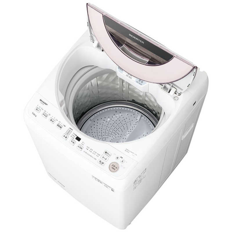 シャープ　SHARP シャープ　SHARP 全自動洗濯機 洗濯7.0kg ES-GV7F-P ピンク系 ES-GV7F-P ピンク系