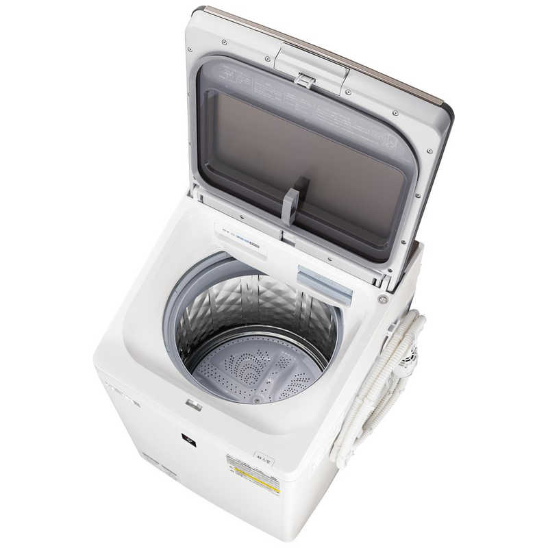 シャープ　SHARP シャープ　SHARP 縦型洗濯乾燥機 洗濯10.0kg 乾燥5.0kg ヒーター乾燥 ES-PT10F-T ブラウン系 ES-PT10F-T ブラウン系