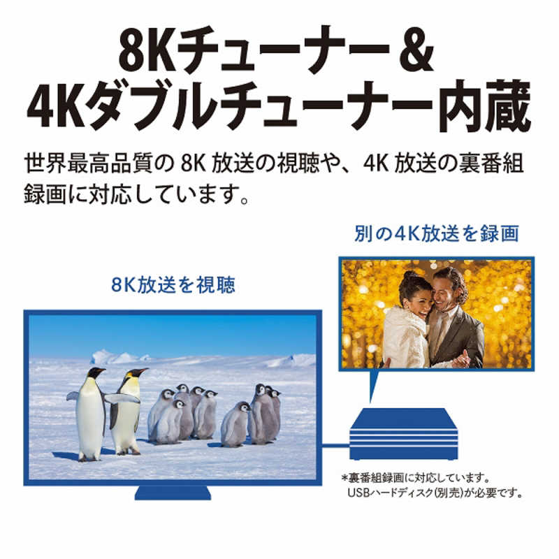 シャープ　SHARP シャープ　SHARP 液晶テレビ AQUOS アクオス 65V型 8K対応 BS 8Kチューナー内蔵 YouTube対応 8T-C65DX1 8T-C65DX1
