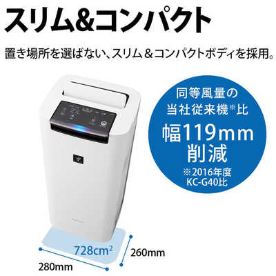 【24時間以内発送】【新品未開封】シャープ 加湿空気清浄機 KI-JS40W