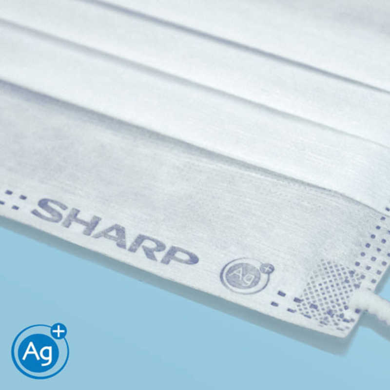 シャープ　SHARP シャープ　SHARP 不織布マスク(抗菌タイプ・ふつうサイズ・30枚入り)  