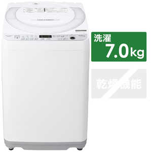 シャープ　SHARP 全自動洗濯機 洗濯7.0kg ES-GE7F-W ホワイト系