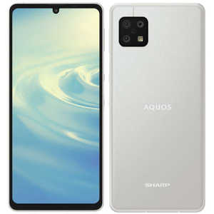 シャープ SHARP SIMフリースマートフォン AQUOS sense6 メモリ/ストレージ：4GB/64GB ドコモ/au/ソフトバンクSIM対応 シルバー SH-M19AS