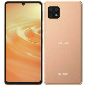 シャープ　SHARP SIMフリースマートフォン AQUOS sense6 6.1インチ メモリ/ストレージ：6GB/128GB カッパー SH-M19BC