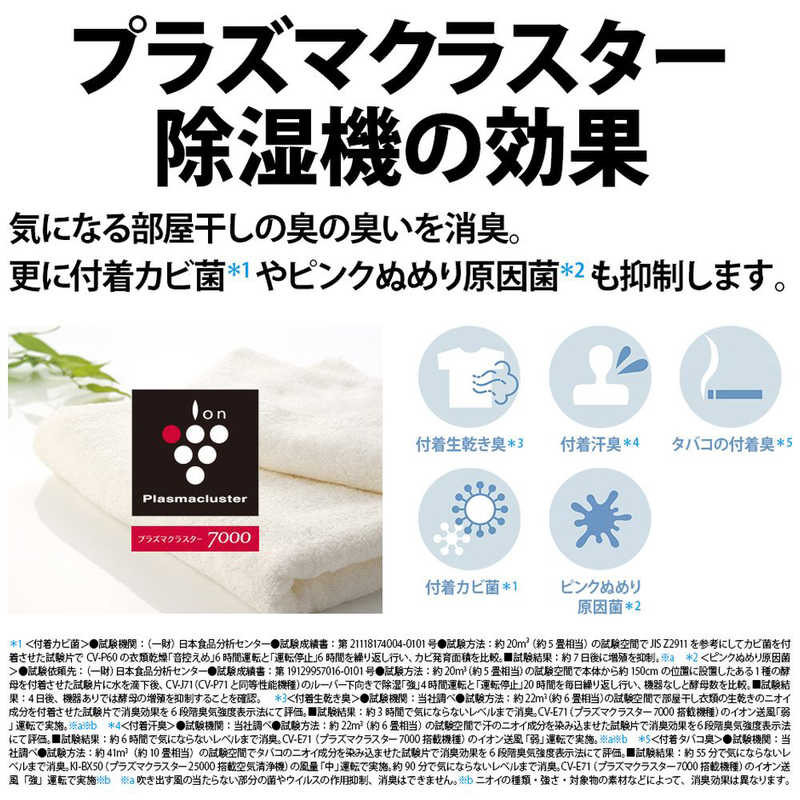シャープ　SHARP シャープ　SHARP 衣類乾燥除湿機 コンプレッサー方式 木造23畳まで 鉄筋45畳まで CV-P180-W ホワイト系 CV-P180-W ホワイト系
