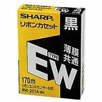 ワープロインクリボン　EW 24本 シャープ SHARP ワープロ用インクリボン TY‐EW‐BK (黒) の通販