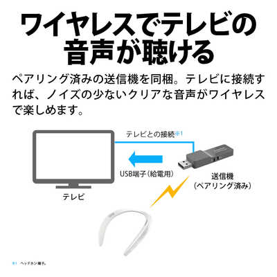 シャープ SHARP ネックスピーカー AQUOSサウンドパートナー ブラック