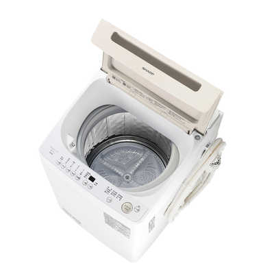 シャープ SHARP 全自動洗濯機 洗濯8.0kg 穴なし槽 ES-GV8H-N ゴールド 
