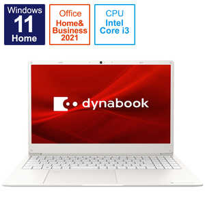 dynabook ﾀﾞｲﾅﾌﾞｯｸ ノートパソコン dynabook Y6 リュクスホワイト  [15.6型 /intel Core i3 /メモリ：8GB /SSD：256GB] P1Y6UPEW