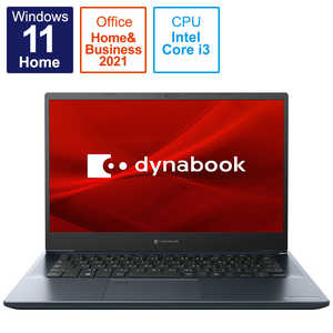 ＜コジマ＞ dynabook ダイナブック ノートパソコン dynabook M6 オニキスブルー [14.0型 /intel Core i3 /メモリ：8GB /SSD：256GB] I#O有#L P1M6UPBL