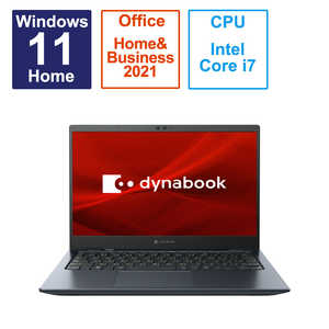 dynabook　ダイナブック ノートパソコン dynabook G8 オニキスブルー  P1G8WPBL