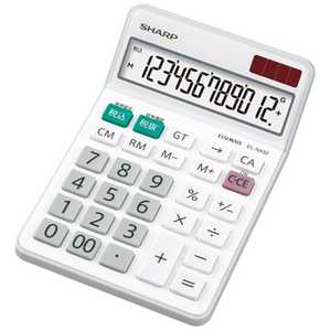 シャープ SHARP ナイスサイズタイプ電卓 (12桁) EL-N432-X シャープ SHARP ナイスサイズタイプ電卓 (12桁) EL-N432-X