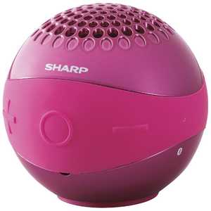 シャープ　SHARP Bluetoothスピーカー ピンク 防水  WSBL1P