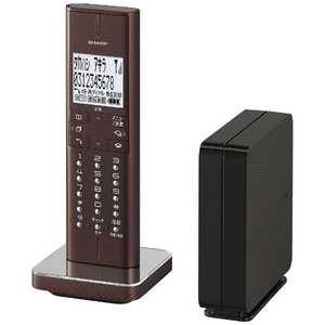 シャープ　SHARP 電話機 [子機1台/コードレス] ブラウンメタリック JD-XF1CL-T(ブラウンメタリック)
