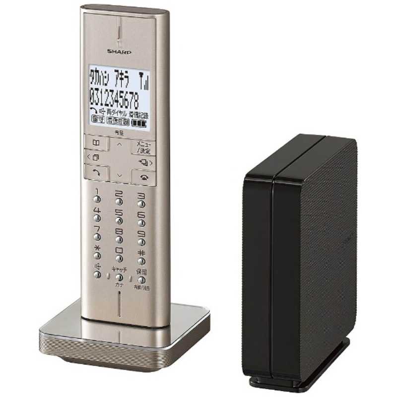 シャープ　SHARP シャープ　SHARP 電話機 [子機1台/コードレス] シャンパンゴールド JD-XF1CL-N ゴｰルド系(シャンパンゴｰルド) JD-XF1CL-N ゴｰルド系(シャンパンゴｰルド)