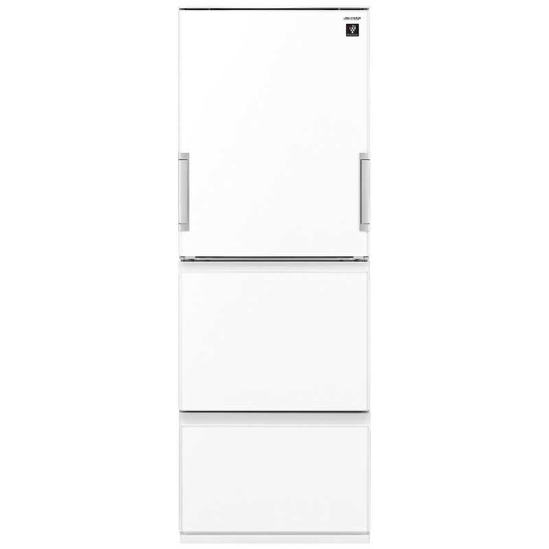 シャープ　SHARP シャープ　SHARP 冷蔵庫 3ドア プラズマクラスター冷蔵庫 どっちもドア(両開き) 350L SJ-GW35C-W ピュアホワイト SJ-GW35C-W ピュアホワイト