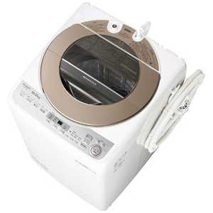 シャープ　SHARP 全自動洗濯機 ブラウン系 ES-GV10B-T