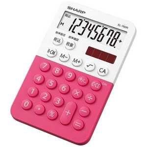 シャープ　SHARP ミニミニナイスサイズ電卓(8桁) EL-760R-PX (ピンク系)