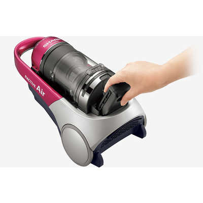 シャープ SHARP ｺｰﾄﾞﾚｽｷｬﾆｽﾀｰｻｲｸﾛﾝ掃除機 P ECAS510-P の通販  