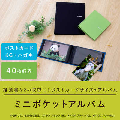 セキセイ レミニッセンス ミニポケットアルバム(KGサイズ 40枚収納