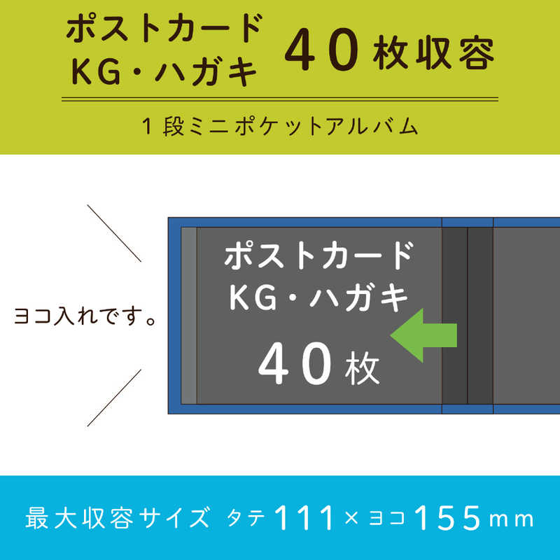 セキセイ セキセイ レミニッセンス ミニポケットアルバム(KGサイズ 40枚収納/レッド) XP‐40K XP‐40K