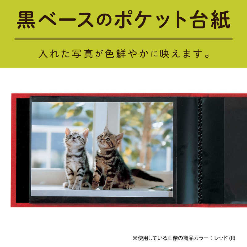 セキセイ セキセイ レミニッセンス ミニポケットアルバム(KGサイズ 40枚収納/レッド) XP‐40K XP‐40K