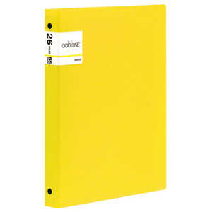 セキセイ アドワン バインダー B5-S ワイドタイプ AD-2232 イエロｰ