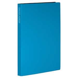 セキセイ フォトアルバム(高透明)(KG・ポストカードサイズ80枚収容/ブルー) KP‐80P‐BU セキセイ フォトアルバム(高透明)(KG・ポストカードサイズ80枚収容/ブルー) KP‐80P‐BU