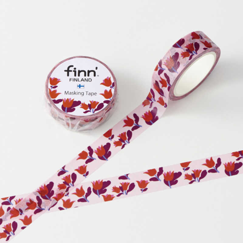 セキセイ マスキングテｰプ Finn 7041 フィンダッシュ チュｰリップ赤 交換無料
