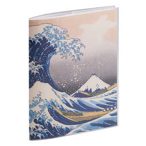 セキセイ 雅風 カバーノートA5 Great Wave KH-2475-00 セキセイ 雅風 カバーノートA5 Great Wave KH-2475-00