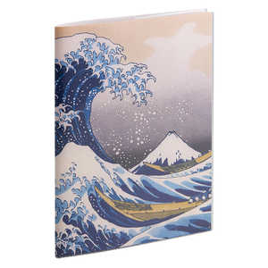 セキセイ 雅風 カバーノートセミB5 Great Wave KH-2485-00 セキセイ 雅風 カバーノートセミB5 Great Wave KH-2485-00