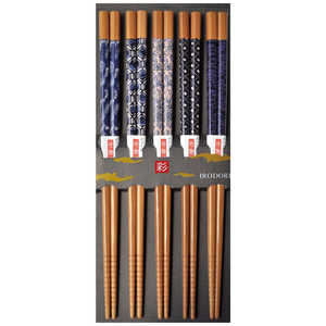 サンライフ 客用箸 スス竹 藍染 5膳入 312322 サンライフ 客用箸 スス竹 藍染 5膳入 312322
