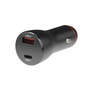 星光産業 電圧モニターUSBポート USB-A＆USB-C高速充電チャージャー EM175