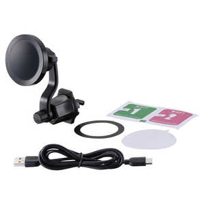 星光産業 マグネットワイヤレス充電ホルダー EC252 星光産業 マグネットワイヤレス充電ホルダー EC252
