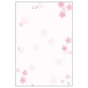 ササガワ 和ごころ 桜 はがき大(はがきサイズ･20枚) 4‐1105