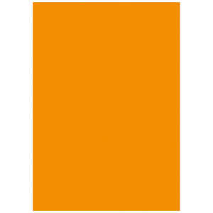 ササガワ ケイコーポスター B4判 橙 厚口 1303194 133194