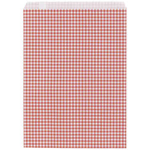 ササガワ 平袋 ギンガムあか 215×290 200P 50 501700 ササガワ 平袋 ギンガムあか 215×290 200P 50 501700