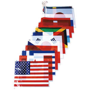 ササガワ 式典用品 万国旗 20ケ国 20枚付 407461