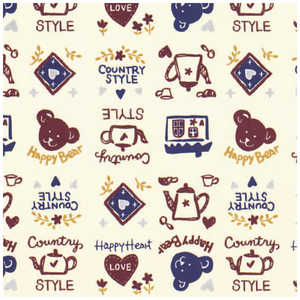 ササガワ 包装紙 カントリースタイル 半才判 4901315 491315