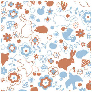 ササガワ 包装紙 レトロガーリー 半才判 4901415 491415