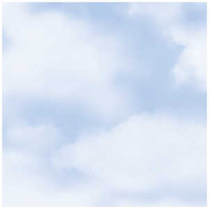 ササガワ 包装紙 クラウド ブルー 半才判 4901812 491812