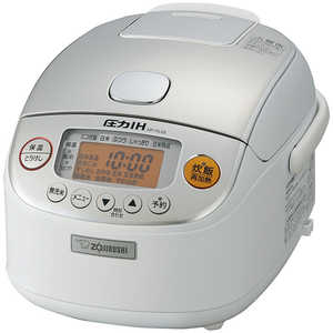 象印マホービン　ZOJIRUSHI 炊飯器 3合 極め炊き 圧力IH ホワイト NP-RL05-WA